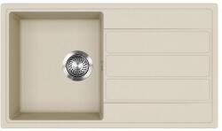 Evido Easy 45S gránit mosogató, 760 x 440 mm, bézs (105980) - konyhanet