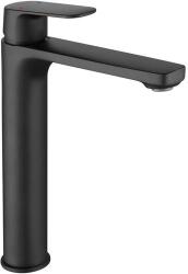 Laveo GAVA magas mosdócsap magas pop-up leeresztővel, fekete (BQG_72ND)