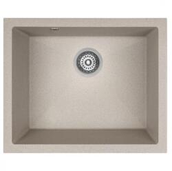 Laveo IBIZA Aláépíthető gránit mosogató: egymedencés, bézs (SRI_410U)