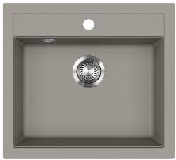 Evido Quadro 6 gránit mosogató, 562 x 510 mm, platina (442063) - konyhanet