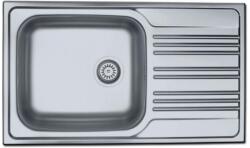 DONAU DE 185 mosogatótálca (860x500 mm, 1 medence+csepptálca) komplett 3 1/2" szifoncsomaggal (1050)