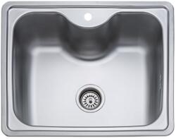 DONAU DE 161 mosogatótálca (600x500 mm, 1 medence) komplett 3 1/2" szifoncsomaggal (1040)