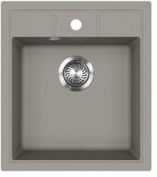 Evido Easy 45 gránit mosogató, 460 x 515 mm, platina (442124) - konyhanet