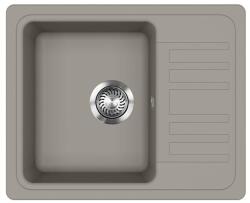 Evido Home 45S compact gránit mosogató 575x460 mm platina (442066) - konyhanet