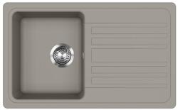 Evido Home 45S gránit mosogató, 765 x 460mm, platina (442065) - konyhanet