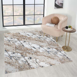  Modern szőnyeg Mykonos 7125 (Cream-Beige) 200x290cm Bézs-Zöld-Arany
