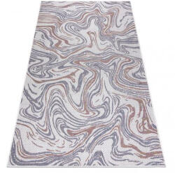 My carpet company My Carpet Company Fonott Sizal Sion Hullámok 2836 Lapos Szövött Ecru/Kék/Rózsaszín 140x190 cm Szőnyeg