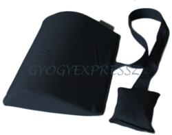 ALVITAL L Deréktámasz Gyógyháttámasz székre fotelre gépkocsiba FEKETE