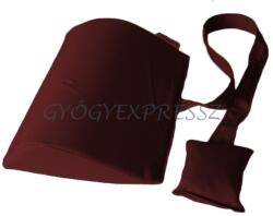 ALVITAL L Deréktámasz Gyógyháttámasz székre fotelre gépkocsiba BORDÓ