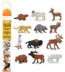Safari Ltd Safari® Toob Animale din America de Nord 12 figurine (S697004) Figurina