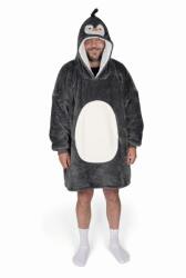 Cozy Noxxiez CH362 Pinguin - pătură călduroasă cu glugă pentru adolescenți și adulți (MA20-CH362)