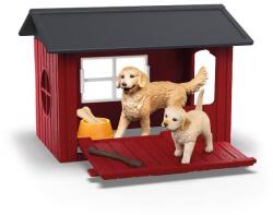 Schleich Cușcă pentru câini cu Golden Retriever (OLP102642722) Figurina