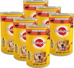PEDIGREE Pedigree felnőtt nedves kutyatáp marhahús zselével 6x1200g