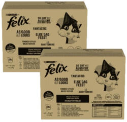 FELIX FELIX Fantastic Macskaeledel zselés ízválaszték 240x85g