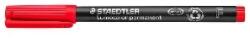 STAEDTLER Staedtler: Alkoholos marker, OHP, 0, 6 mm, STAEDTLER "Lumocolor® 318 F", piros (318-2)