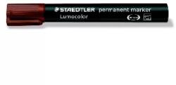 STAEDTLER Staedtler: Alkoholos marker, 2-5 mm, vágott, STAEDTLER "Lumocolor® 350", barna (350-7)