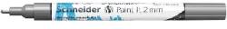 Schneider Schneider: Dekormarker, akril, 2 mm, SCHNEIDER "Paint-It 310", ezüst (120154)