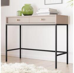 MIRJAN 24 MONO konzolasztal 78x104 cm bézs/fekete MJ0010 (MJ0010)