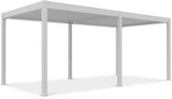  SUN ELEGANCE 3x6 m Motoros fehér terasz pergola + LED világítás