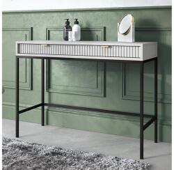 MIRJAN 24 Konzolasztal NOVA 77x104 cm szürke/fekete MJ0095 (MJ0095)