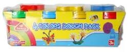  Gyurmaszett 4 színű kiszúró sablonnal (03216)