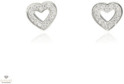 Újvilág Kollekció Ezüst szív fülbevaló - 02107-24