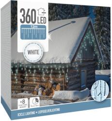 Koopman 360 LED-es Jégcsap Fényfüggöny Kültéri/Beltéri - Hidegfehér