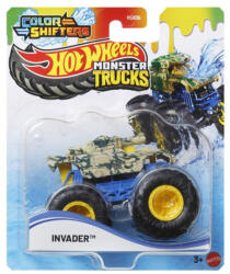 Mattel Monster Truck Color Shifters színváltós kisautó - Invader (1: 64) (HGX06_JDV95)