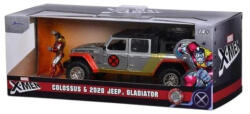 Jada Toys Jada Marvel X-Men Jeep Gladiator 1: 32-es méretarányú autómodell Colossus játékfigurával (253223012)