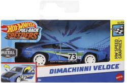 Mattel Felhúzható kisautók - Night Burnerz 03/05 - Dimachinni Veloce (1: 43) (HPT04_JCM07)