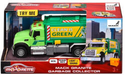 Majorette Mack Granite Garbage Truck szelektív hulladékgyűjtő autó (213743007)