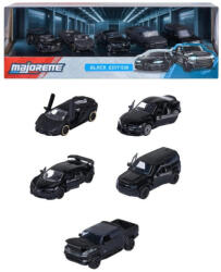 Majorette Ready for the Ride? kisautó ajándékszett - Black Edition fém kisautók (5 db, 1: 64) (8502005000)