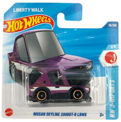 Mattel 1: 64 kisautók HW J-Imports 1/5 Nissan Skyline 2000GT-R LBWK 26/250 (5785_HYW79)