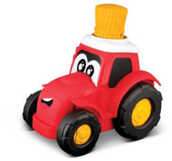 Bburago Junior Nyomd le és indul - traktor (piros) (R01708_piros)