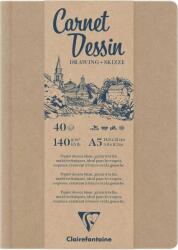 Clairefontaine Kraft Vázlatfüzet 40 A5 140 g (975963C)