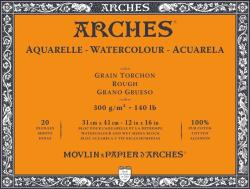 ARCHES Watercolour Rough Block Natural White Vázlatfüzet 20 41 x 31 cm 300 g (A1795087)