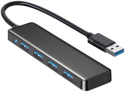 USB elosztó HUB, port replikátor, 4db USB 3.0 porttal