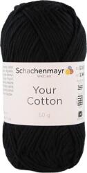 Schachenmayr Your Cotton 00099 Black Kötőfonal (9807019-00099)