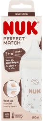 Nuk Perfect Match cumisüveg hőmérővel 260ml (szivárvány) (182118)