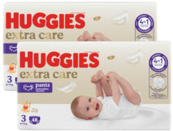 Huggies Extra Care Pants bugyipelenka 3, 6-11 kg, 96 db