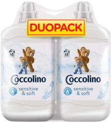 Coccolino Sensitive öblítőkoncentrátum duopack 2x1700 ml (136 mosás)