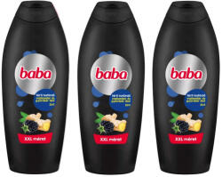 Baba 2in1 férfi tusfürdő, vadszeder és gyömbér illat (3x750 ml)