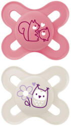 MAM Original Start szilikon játszócumi 0 hó+, 2 db (lányos)