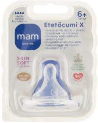 MAM etetőcumi 6 hó+ (extra gyors átfolyású, sűrűbb folyadékoknak)