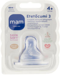 MAM etetőcumi 4 hó+ (3 cseppes, gyors átfolyású) (100004419)