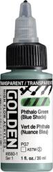 Golden Artist Colors High Flow Akril festék Transparent Phthalo Green (Blue Shade) 30 ml 1 db (0008560-1)