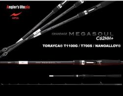 Apia GRANDAGE MEGASOUL 62HH+ CAST 1, 88m Max 300gr Pergető Horgászbot