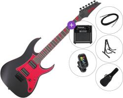 Ibanez GRG131DX-BKF SET 2 Black Flat Elektromos gitár