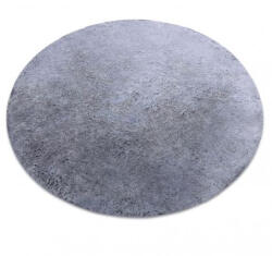 My carpet company My Carpet Company Modern, Mosható Lapin Kör Shaggy, Csúszásgátló Fekete/Elefántcsont Kör 100 cm Szőnyeg