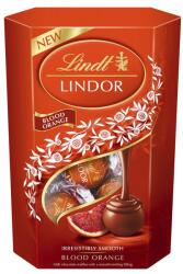 Lindt Csokoládé LINDT Lindor Orange tejcsokoládé golyók díszdobozban 200 g - vectraline
